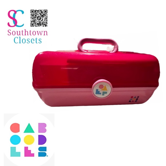 Caboodles Bags On The Go Girl Makeup 2 Tone Pink Case Caboodles